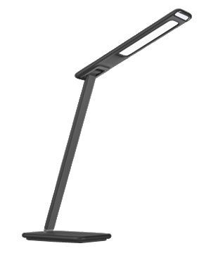 LED Smart Table Lamp with Light Sensor, Black