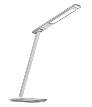 LED Smart Table Lamp with Light Sensor, White